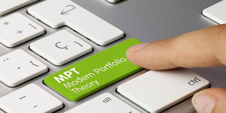 Vinger op groene toets Modern Portfolio Theory