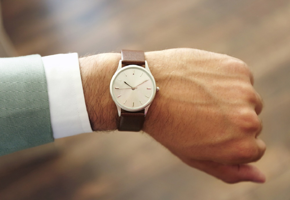 Pols met een horloge.
